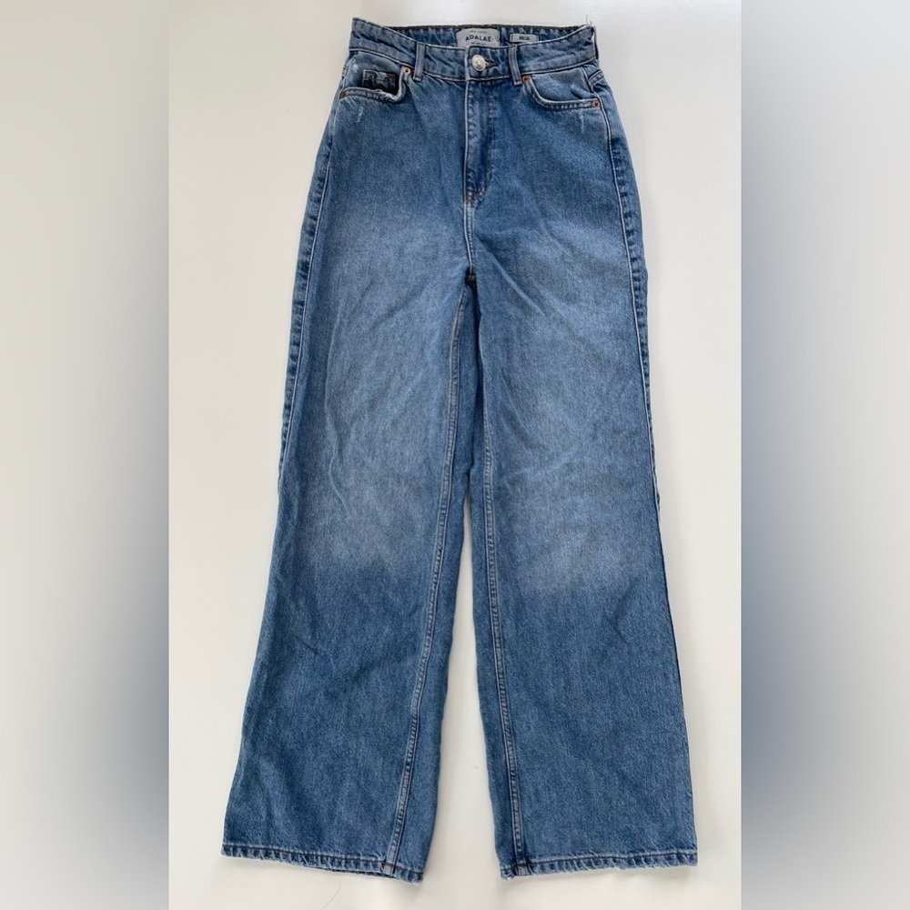 ADALAE Women's Ultra High Rise Wide Leg Jeans Size 2